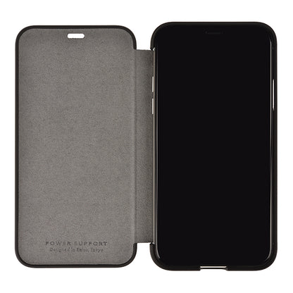 Ultrasuede(R) Flip Case for iPhone X (Asphalt)