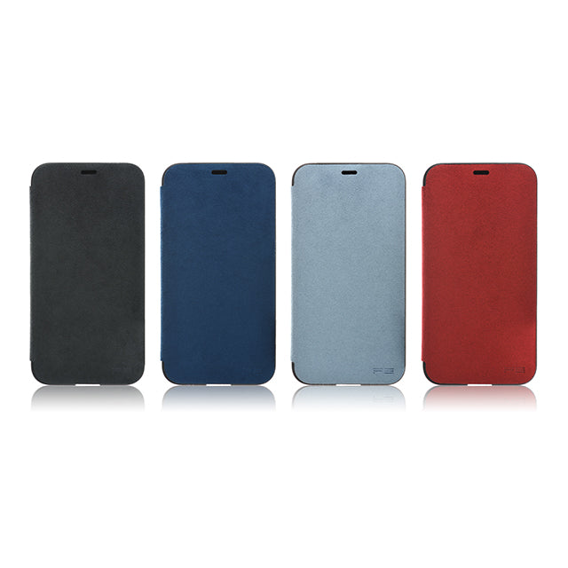 Ultrasuede(R) Flip Case for iPhone X (Asphalt)