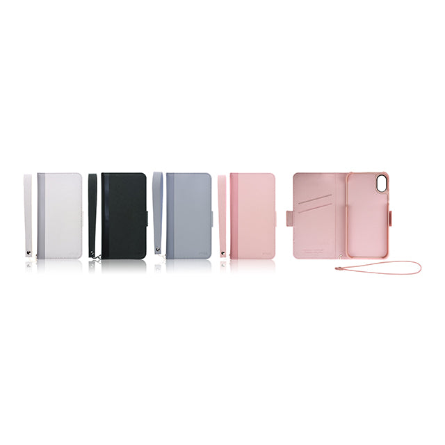 Leather Flip Case for iPhone XS/X (Pink)