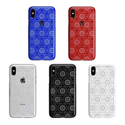 【Web限定】AIR JACKET ”kiriko” for iPhone X 万華鏡 (ピアノブラック)