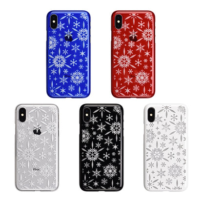 【Web限定】AIR JACKET ”kiriko” for iPhone X 雪片 (クリア)