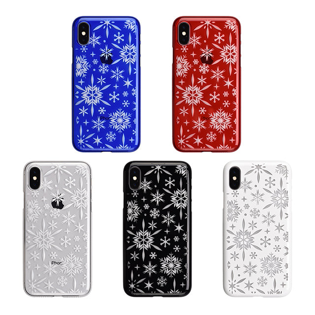 【Web限定】AIR JACKET ”kiriko” for iPhone X 雪片 (ピアノブラック)